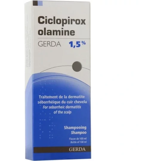 Ciclopirox Olamine Gerda 1,5% Shampooing 100 ml