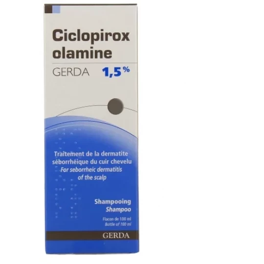 Ciclopirox Olamine Gerda 1,5% Shampooing 100 ml - image 3