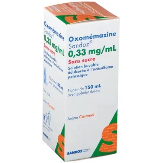 Oxomemazine Sandoz 0,33 mg/ml Sirop Sans Sucre 150 ml - image 3