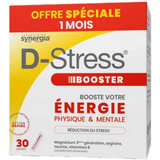 Synergia D-Stress Booster Offre Spéciale x 30