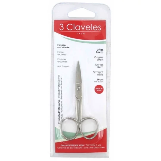 3 Claveles Ciseaux à Ongles Droit