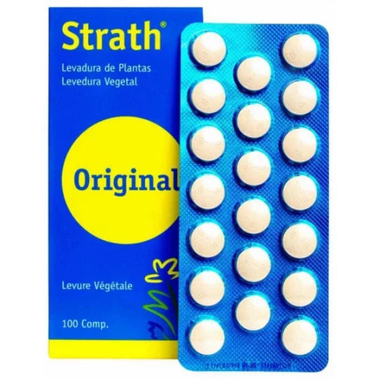 A.Vogel Strath Original Levure Végétale Comprimés x 100