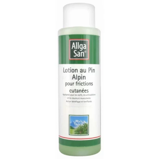 Allga San Lotion au Pin Alpin pour Frictions Cutanées 250 ml