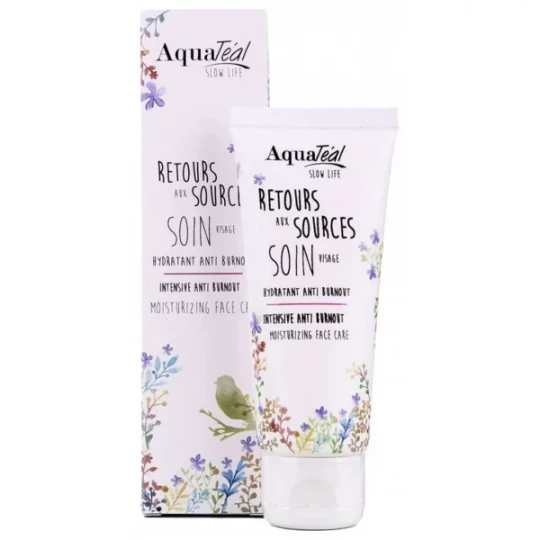 AquaTéal Retour Aux Sources Soin Visage Hydratant Anti-Burnout 50 ml