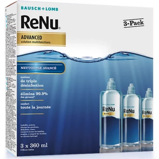 Bausch + Lomb ReNu Advanced Solution Multifonctions 360 ml x 3