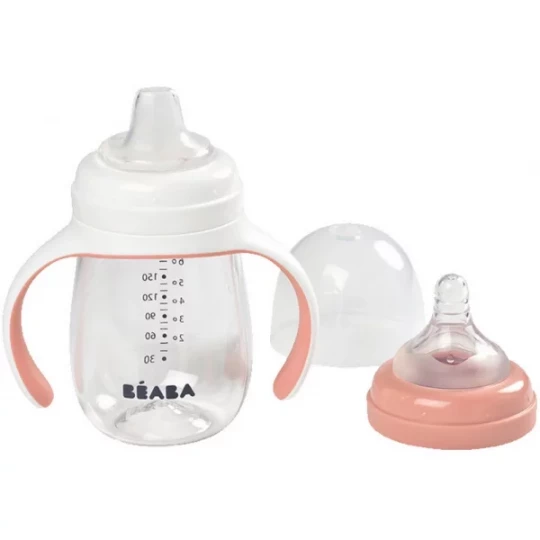 Béaba Biberon d'Apprentissage 2 en 1 4 Mois et + 210 ml