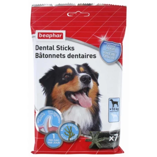 Beaphar Bâtonnets Dentaires Grands Chiens x 7