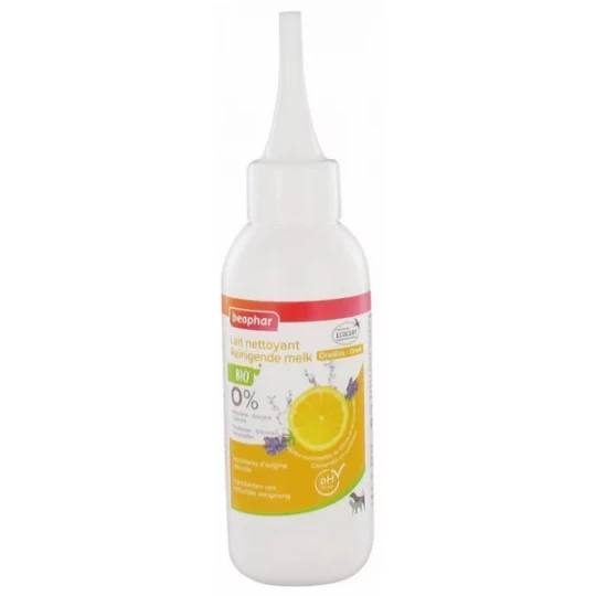 Beaphar Lait Nettoyant Oreilles Bio 100 ml