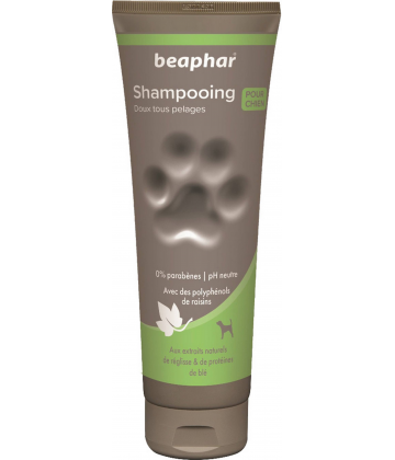 Beaphar Shampoing Chien Doux Tous Pelages 250 ml