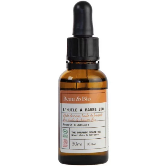 Beau&Bio l'Huile à Barbe Bio 30 ml