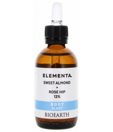 Bioearth Elementa Body Elast Solution Amande Douce + Rose Musquée 12% 50 ml