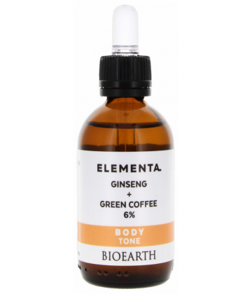 Bioearth Elementa Body Tone Solution Ginseng + Café Vert 6% 50 ml