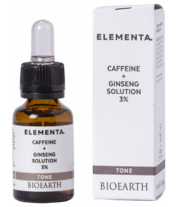 Bioearth Elementa Tone Solution Caféine + Ginseng 3% 15 ml