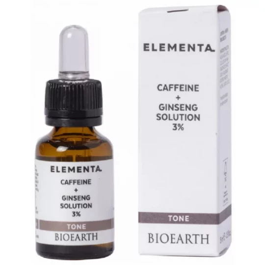 Bioearth Elementa Tone Solution Caféine + Ginseng 3% 15 ml