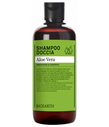 Bioearth Family Shampoing Douche à l'Aloe Vera 500 ml