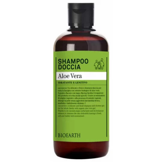 Bioearth Family Shampoing Douche à l'Aloe Vera 500 ml