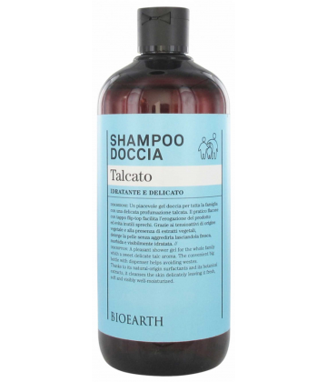 Bioearth Family Shampoing Douche au Talc 500 ml