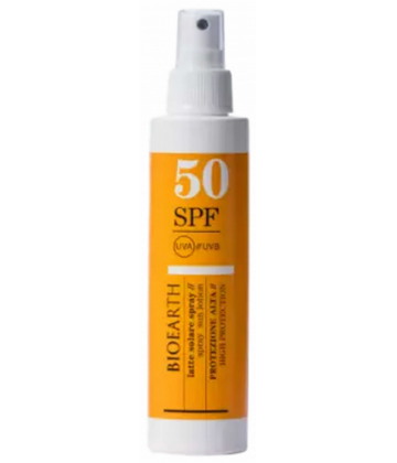 Bioearth Lait Solaire Spray SPF50 150 ml