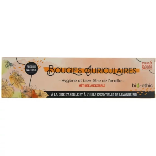 Bio-ethic Bougies Auriculaires Bougies x 6