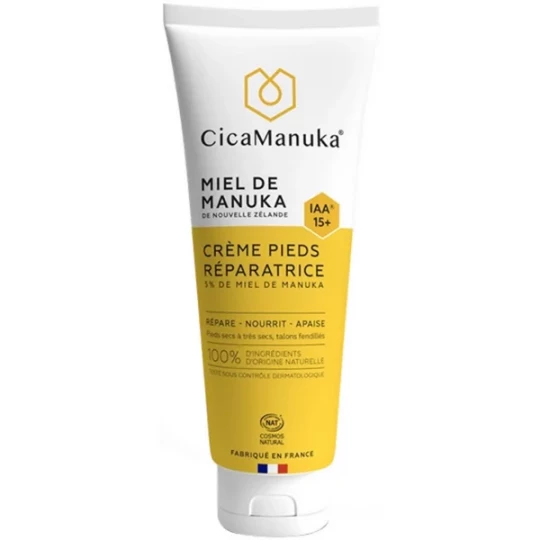 CicaManuka Crème Pieds Réparatrice Bio 75 ml