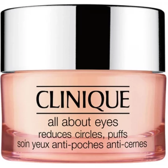 Clinique All About Eyes Soin Yeux Anti-Poches Anti-Cernes Tous Types de Peau 15 ml