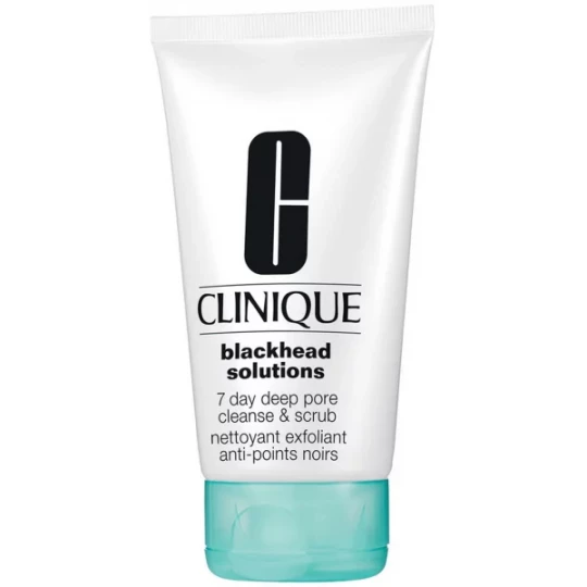 Clinique Blackhead Solutions Nettoyant Exfoliant Anti-Points Noirs Tous Types de Peau 125 ml