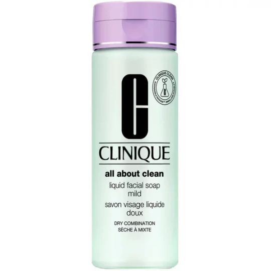 Clinique Savon Visage Liquide Doux Peau Sèche à Mixte 200 ml