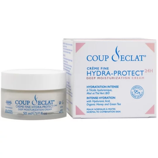 Coup d'Éclat Crème Fine Hydra-Protect 24h Hydratation Intense 50 ml