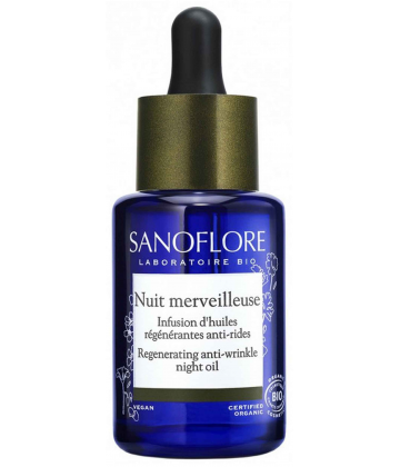 Sanoflore Essence Merveilleuse Concentré de Nuit Régénérant Anti-Âge 30 ml