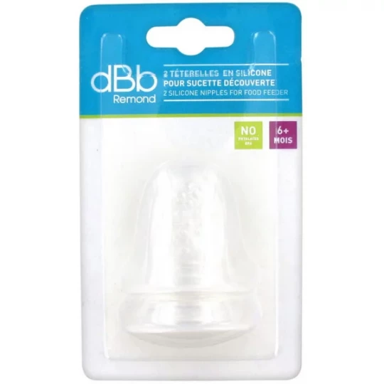 dBb Remond 2 Téterelles en Silicone pour Sucette Découverte