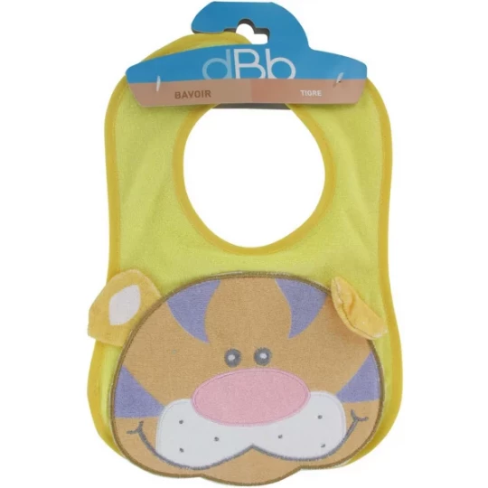 dBb Remond Bavoir Animaux - Modèle : Tigre