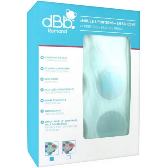 dBb Remond Moule en Silicone 6 Portions