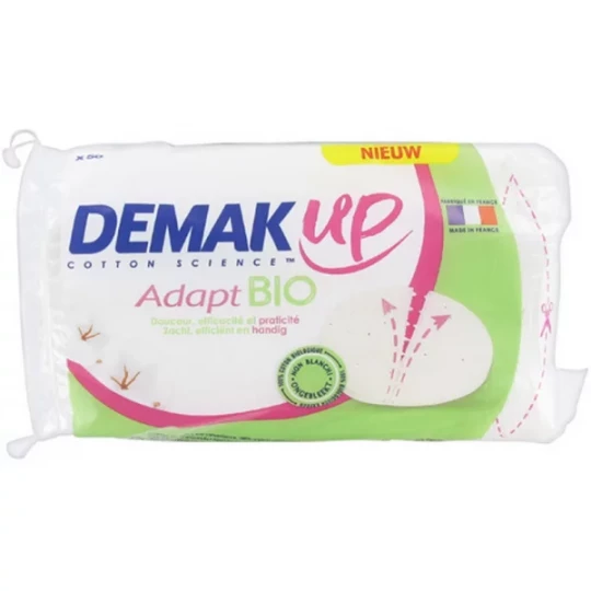 Demak Up Adapt Bio Disques à Démaquiller Ovales x 50