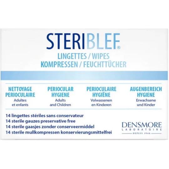 Densmore Steriblef Lingettes Stériles lingettes x 14
