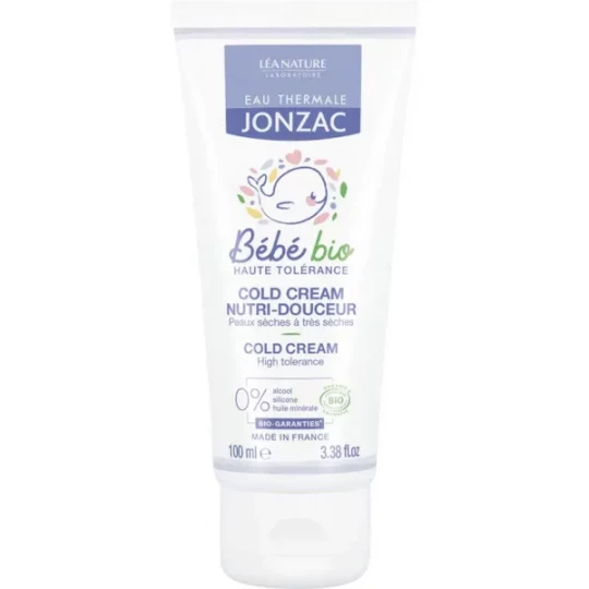 Eau Thermale Jonzac Bébé Bio Cold Cream Nutri-Douceur 100 ml