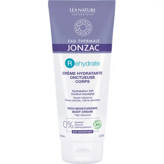 Eau Thermale Jonzac REhydrate Crème Hydratante Onctueuse Corps Bio 200 ml