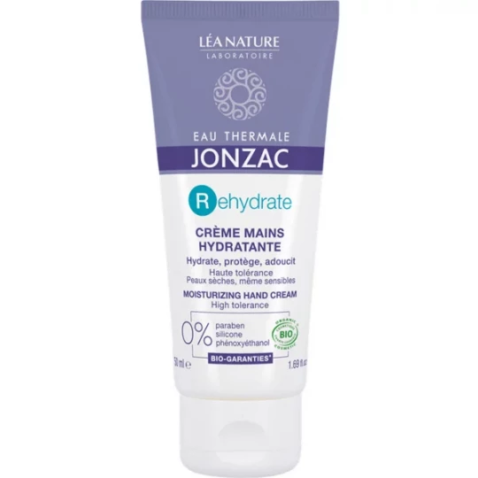 Eau Thermale Jonzac REhydrate Crème Mains Hydratante Bio 50 ml