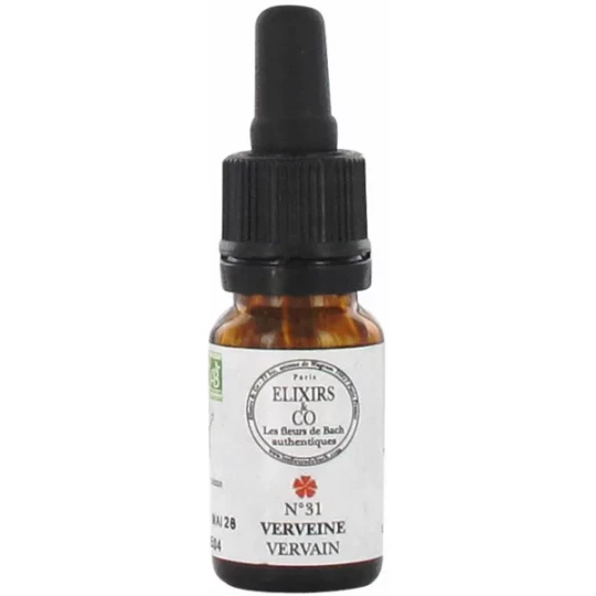 Elixirs & Co Elixirs de Bach N°31 Verveine 10 ml