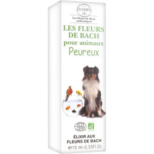 Elixirs & Co Les Fleurs de Bach pour Animaux Peureux 10 ml