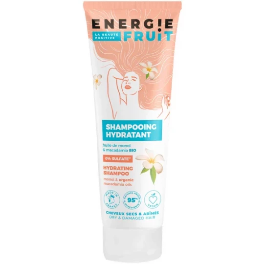 Energie Fruit Shampoing Hydratant à l'Huile de Monoï et Macadamia 250 ml