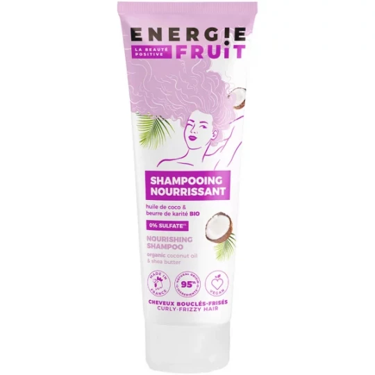 Energie Fruit Shampoing Nourrissant à l'Huile de Coco et Beurre de Karité 250 ml