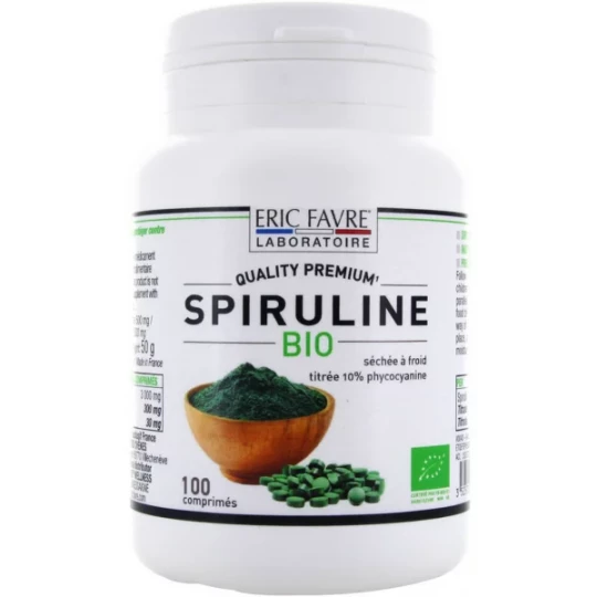 Eric Favre Spiruline Bio Comprimés x 100