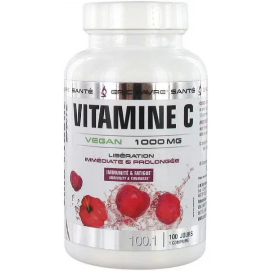 Eric Favre Vitamine C Vegan 1000 mg Comprimés x 100