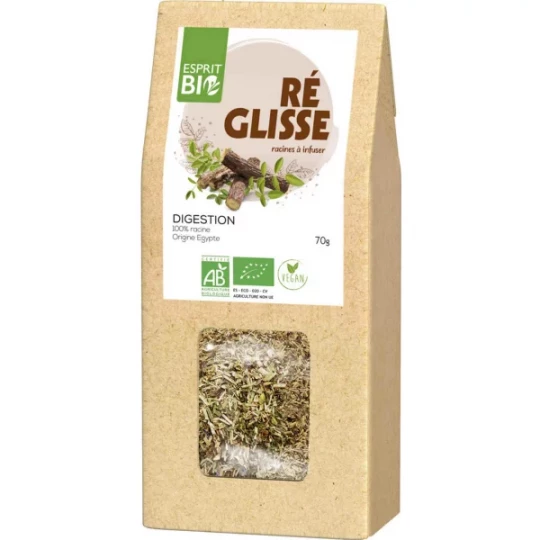 Esprit Bio Réglisse Racines à Infuser Digestion 70 g