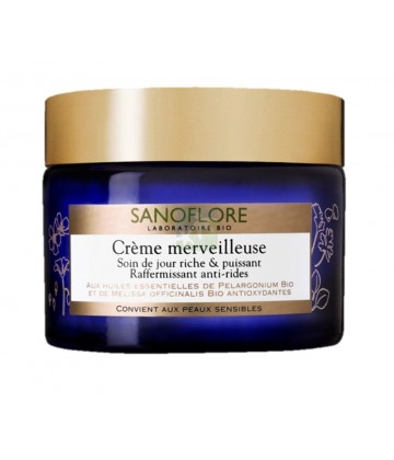 Sanoflore Crème Merveilleuse Soin de Jour Riche Anti-Rides 50 ml
