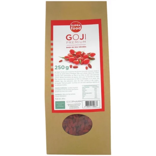 Exopharm Goji Premium Baies de Goji de l'Himalaya 250 g