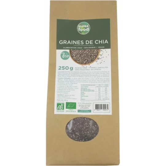 Exopharm Graines de Chia Bio 250 g