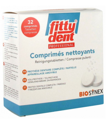 Fittydent Professional Comprimés Nettoyants x 32