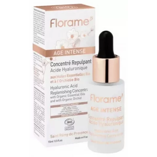 Florame Âge Intense Concentré Repulpant Acide Hyaluronique Bio 30 ml