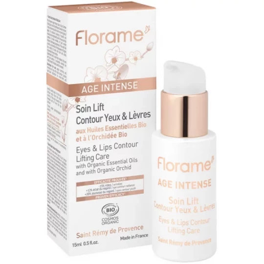 Florame Âge Intense Soin Lift Contour Yeux et Lèvres Bio 15 ml